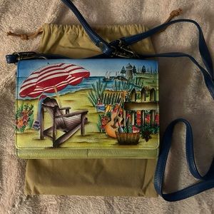 Anuschka crossbody purse